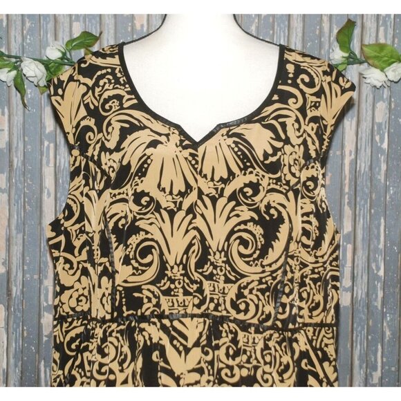 NWT Lane Bryant Sheath Dress Plus Size 26 Sleeveless Pockets Career Church NEW - Picture 2 of 12